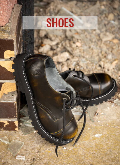 3 Eyelet 4 Eyelet shoes STEEL 3 Eyelet Shoes Steel