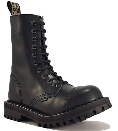 Steel Boots 10 Eyelets Black Air | STEEL Shoes&Boots